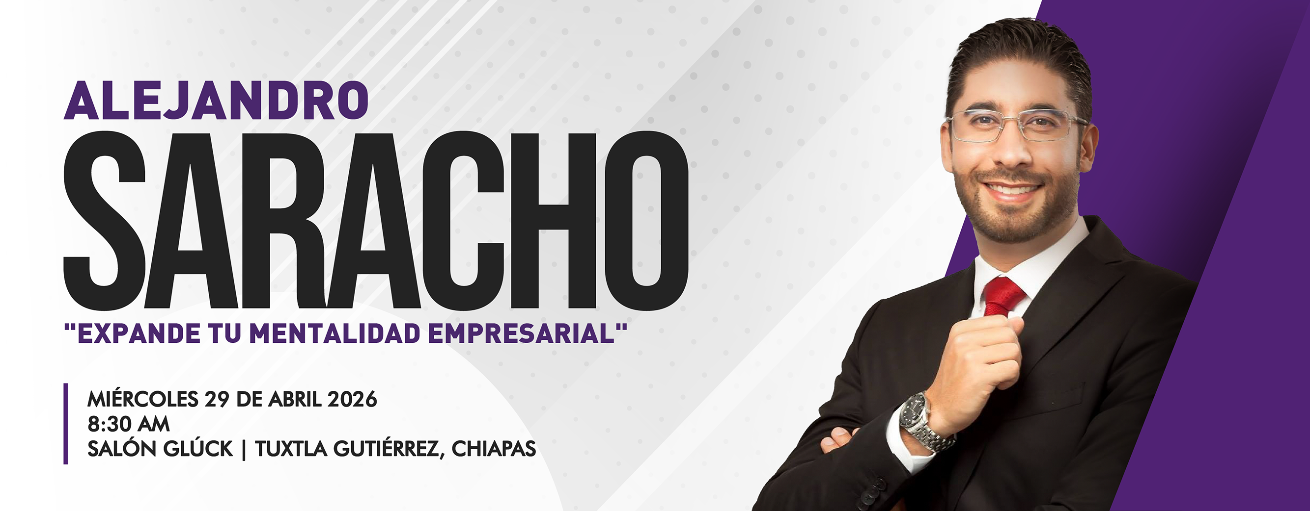 Alejandro Saracho Banner